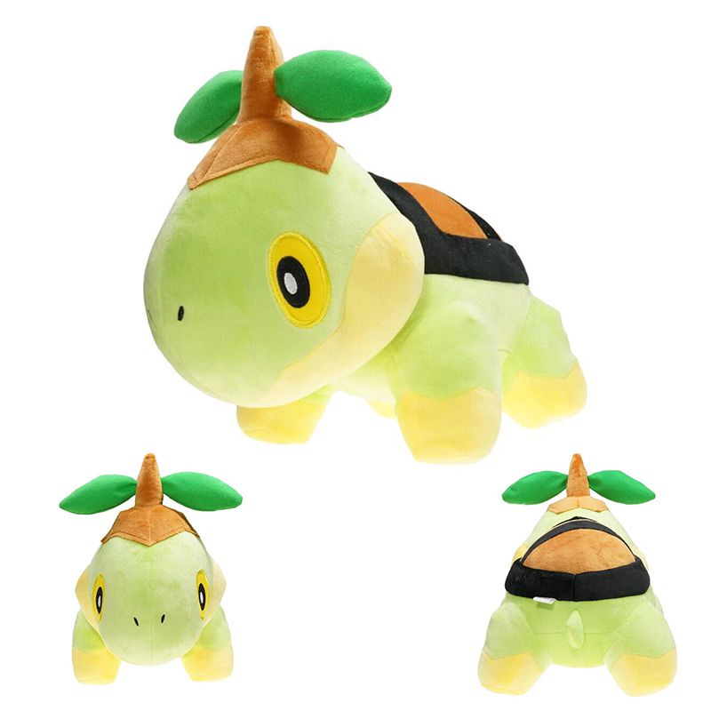 Pokemon Turtwig Plush Dolls Soft Figure Stuffed Animal Turtle Toy Kids Xmas Gift