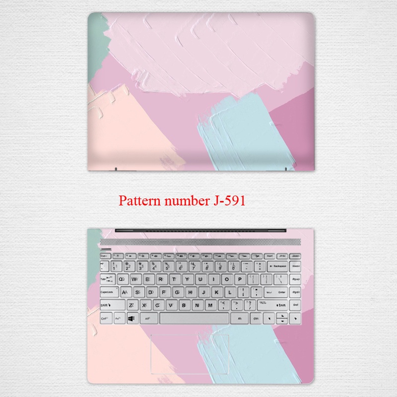 GRADIENT SOLID COLOR Computer Stickers Vinyl 2 Sides Laptop Skin for 11/12/13/14/15/17 Inch Universal ASUS Adolbook14 2020 Computer Sticker Adol 13.3 Addou 14 Inch Notebook S Breaking Dawn 7 Shell Protection Film 15.6 Inch Hard