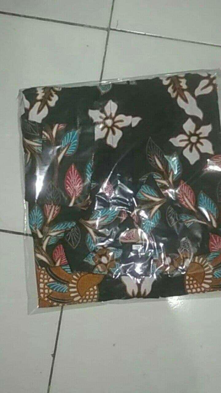 Gamis Batik Modern Murah Katun Halus Kombinasi Truntum Terbaru 2021