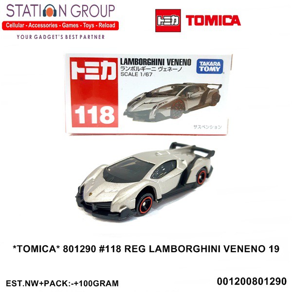 TOMICA 801290 #118 REGULAR LAMBORGHINI VENENO 19