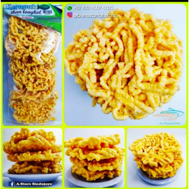 Kerupuk ikan tongkol / kerupuk bawean