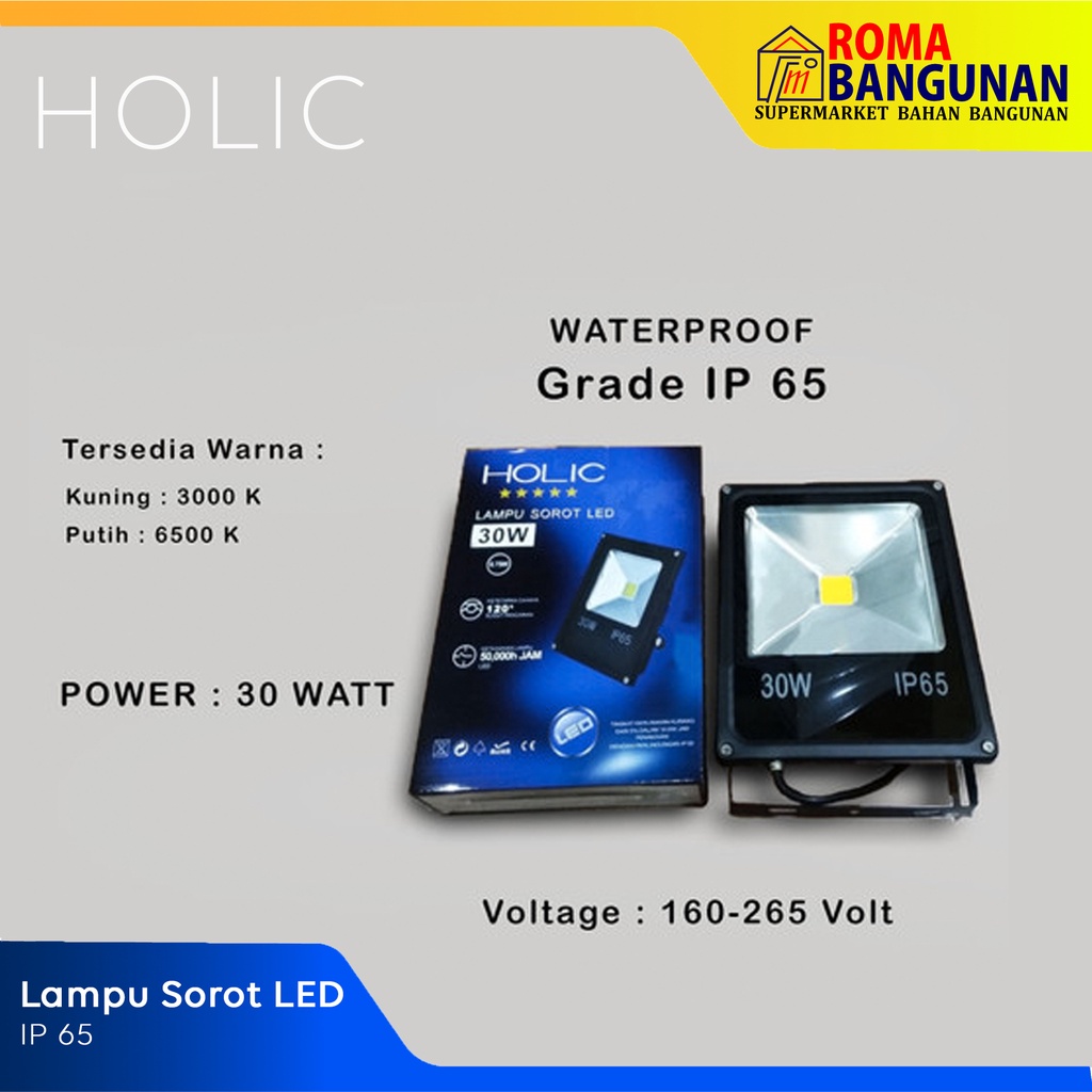 Holic Lampu Sorot LED Light TGD-009 10W OutDoor IP65 IP 65