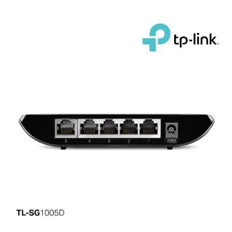 TP-LINK TL-SG1005D Switch 5 Port Gigabit Plastic Desktop Switch Hub