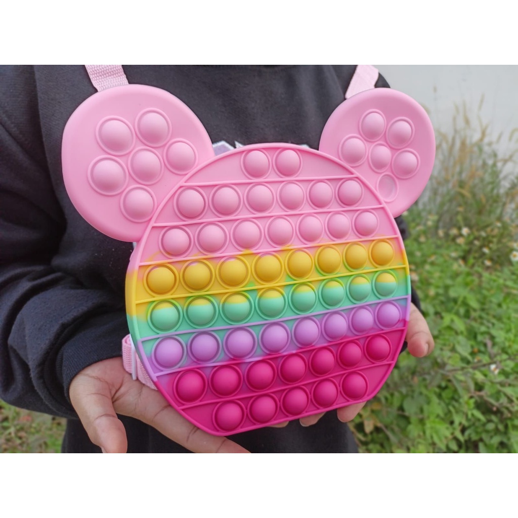 TAS RANSEL POP IT ANAK MIKKI ( BINTANG ACC )
