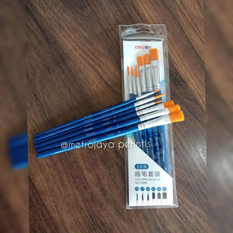 

BRUSH set deli No. 73885/Kuas cat/kuas lukis