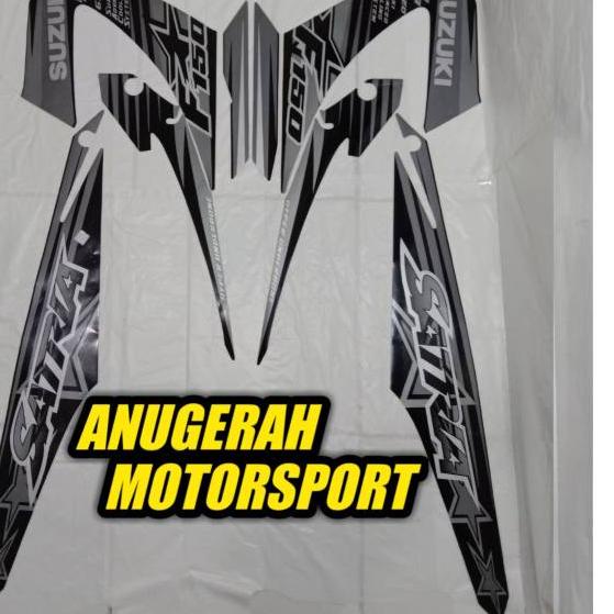 GRATIS ONGKIR✅Striping Satria Fu facelift FL hitam silver bintang 2014|RA4