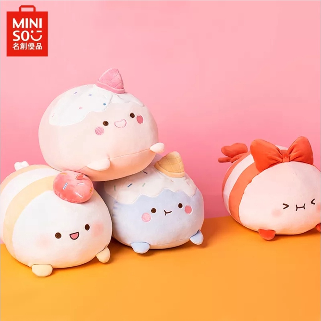 MINISO FRUITS & ANIMALS SERIES PLUSH TOY. boneka miniso lucu ready surabaya