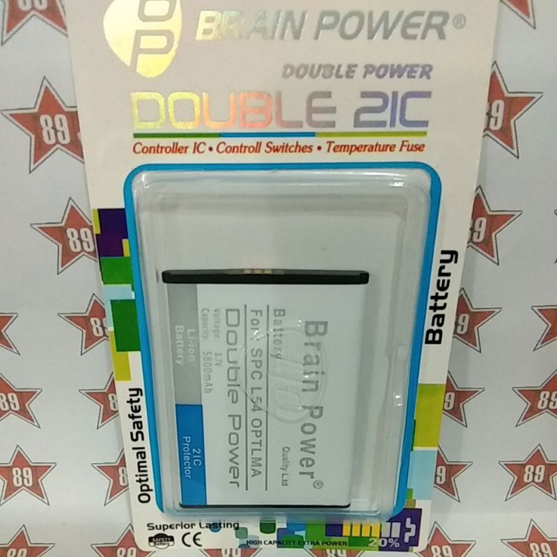 Battery batre SPC L54 Optima Brain power