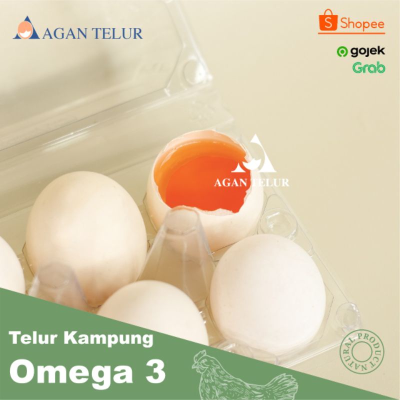 Telur Ayam Kmpung Omega / butir