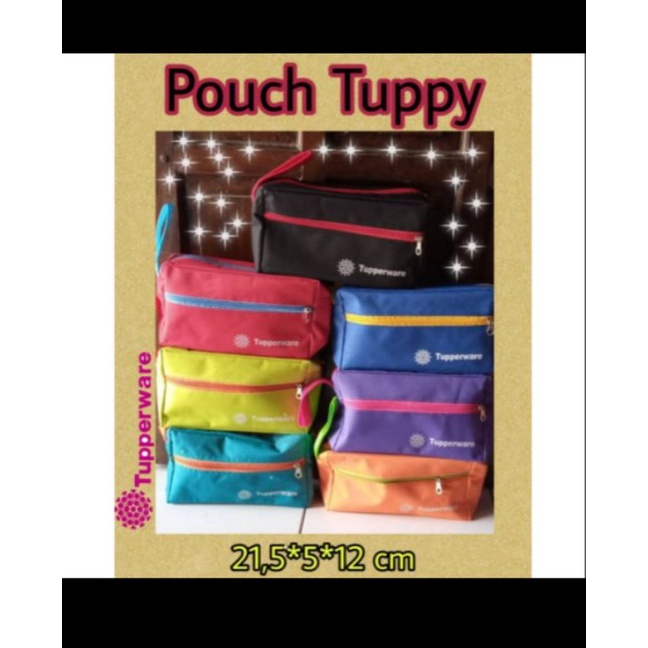 

Tas tempat pensil/kosmetik/pouch tupperware
