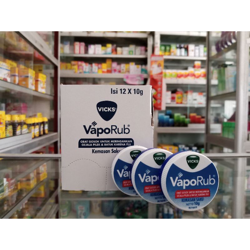 VICKS VAPORUB 10 G | Obat Gosok - ED 02/2025