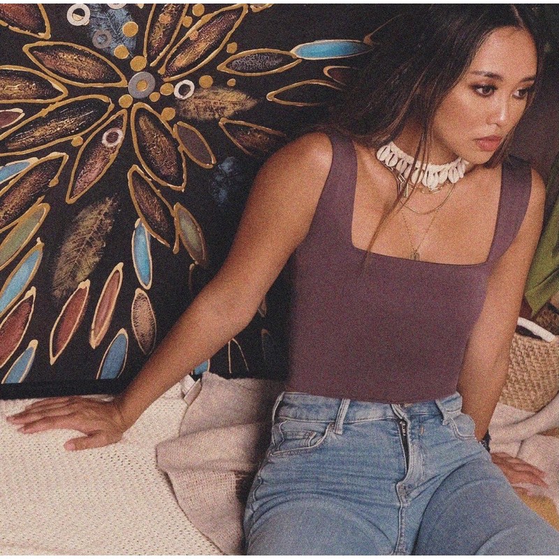Kimmy Tank Mauve Kurve
