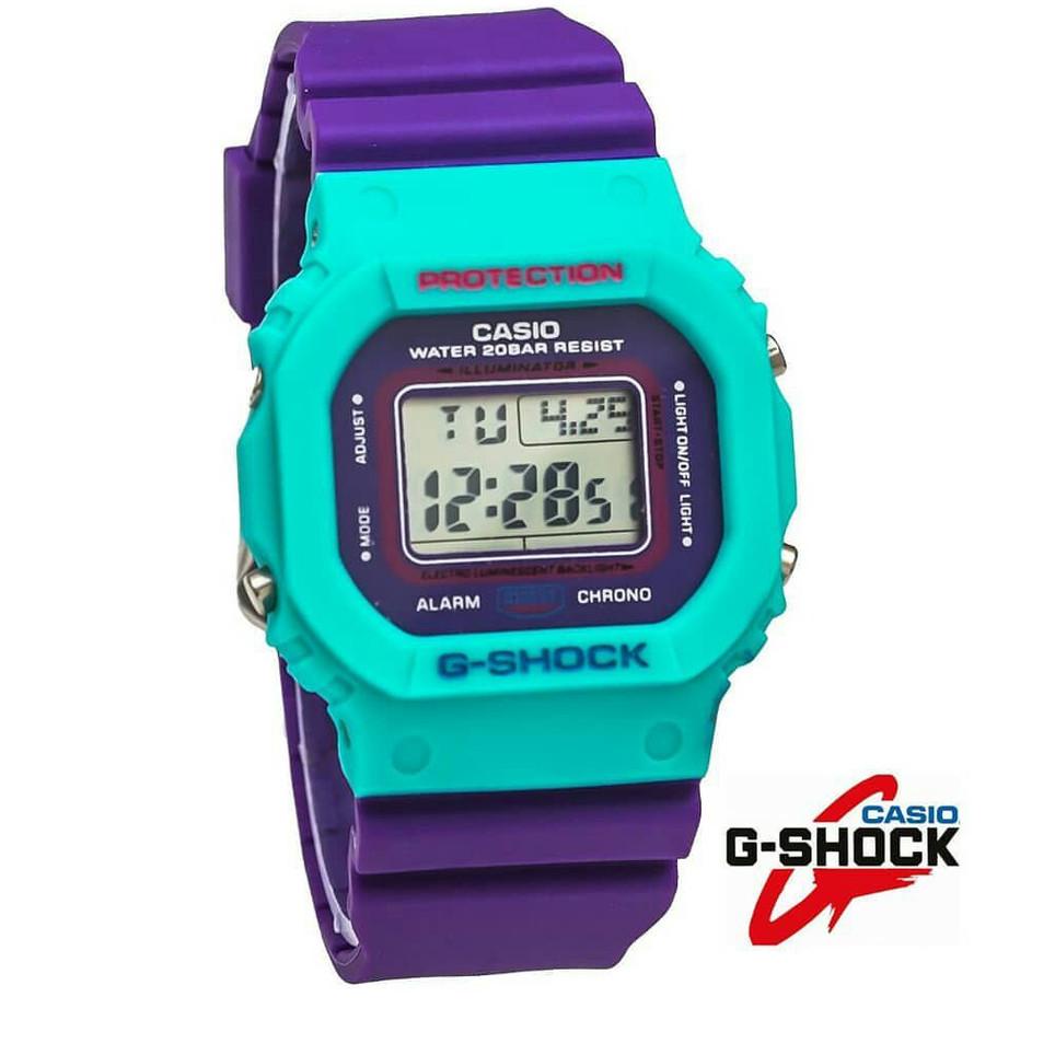 Sangat Nyaman.. TERLARISJAM TANGAN PRIA G-SHOCK CASIO DW 5600 GS CASIO SEGI WARNA HITAM ANTI AIR DIG