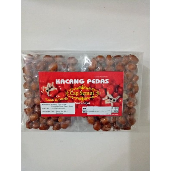 

KACANG PEDAS CAP SEMUT KHAS SURABAYA