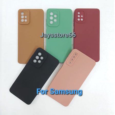 Case Pro Camera Soft Matte With Camera Protector 9D Samsung A51 4G A52 A71 A72018/A750