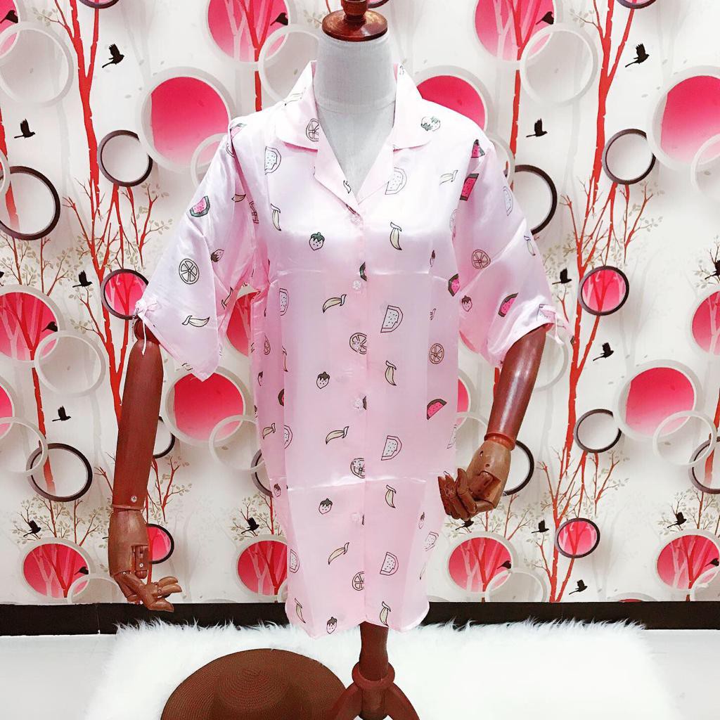 Daster Satin Silk Dewasa / Free Size