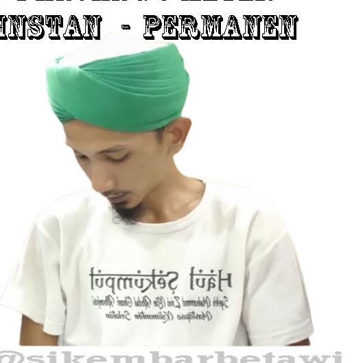 PECI IMAMAH PERMANEN PANJANG 5 METER SORBAN IMAMAH INSTAN PERMANEN PECI IMAMAH PECI IMAMAH ANAK PER