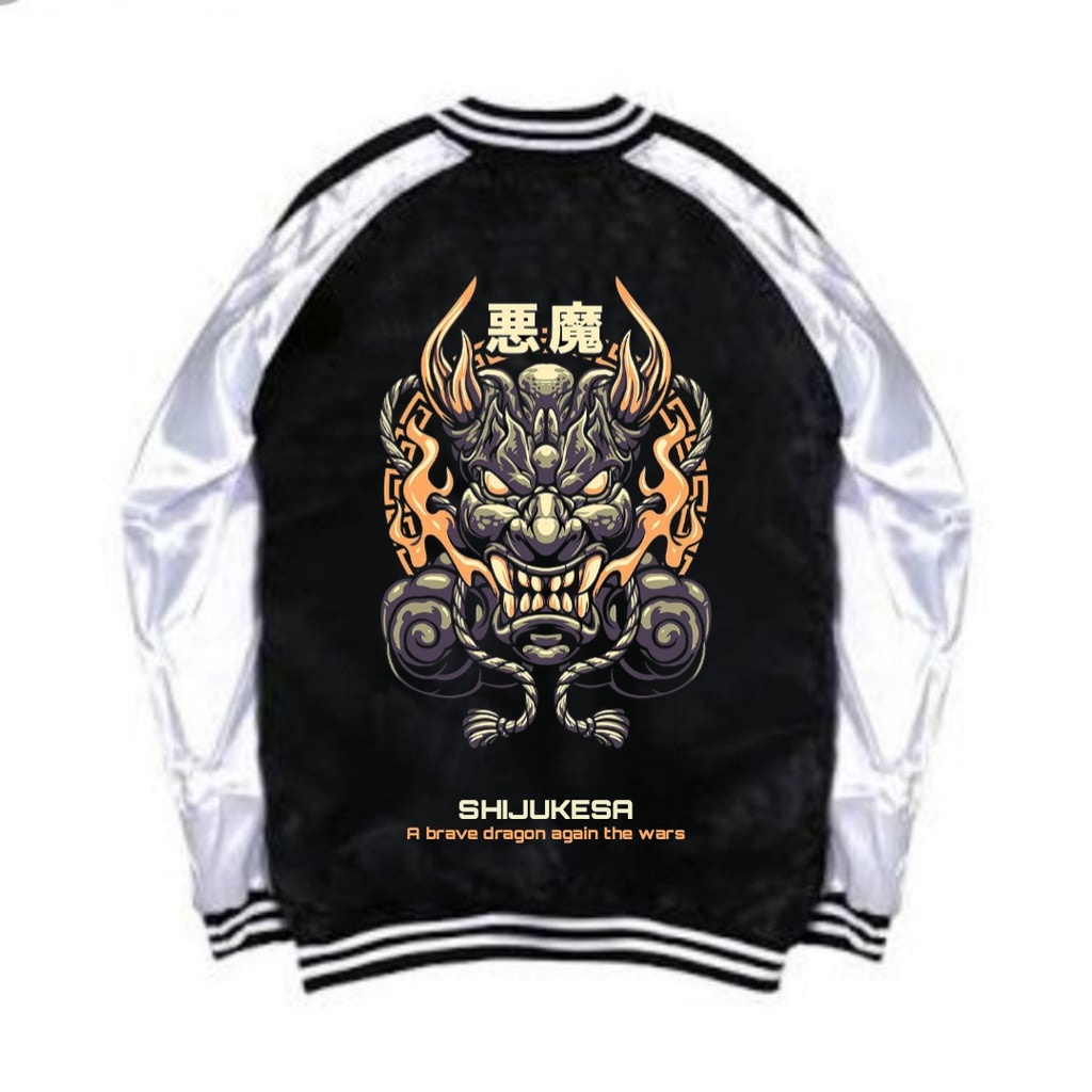 Jaket Bomber Sukajan - Culture samurai jepang