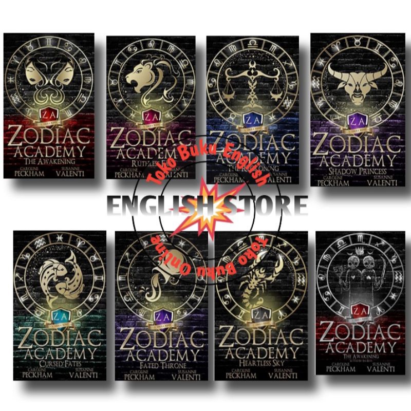 Jual Buku Zodiac Academy 19 The Awakening Ruthless Fae The Reckoning Shadow Princess Cursed