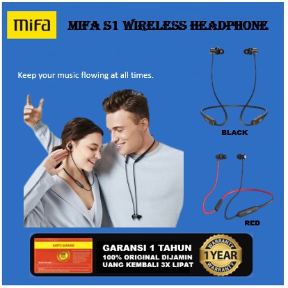 Mifa S1 Wireless Headphone Sports Bluetooth Earphone Headset