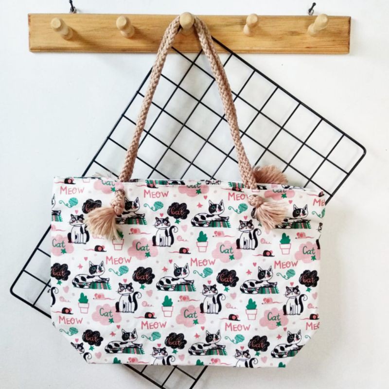 Totebag Kanvas Sumbu / Tas Kanvas Sumbu / Tote bag Kanvas  Sumbu