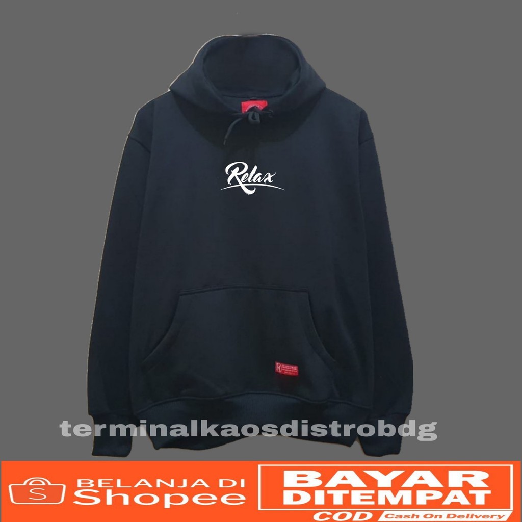 SUPER SALE! BAHAN FLEECE ASLI PART SWEATER HODIE MOTIF TULISAN SIMPEL ORIGINAL BANDUNG