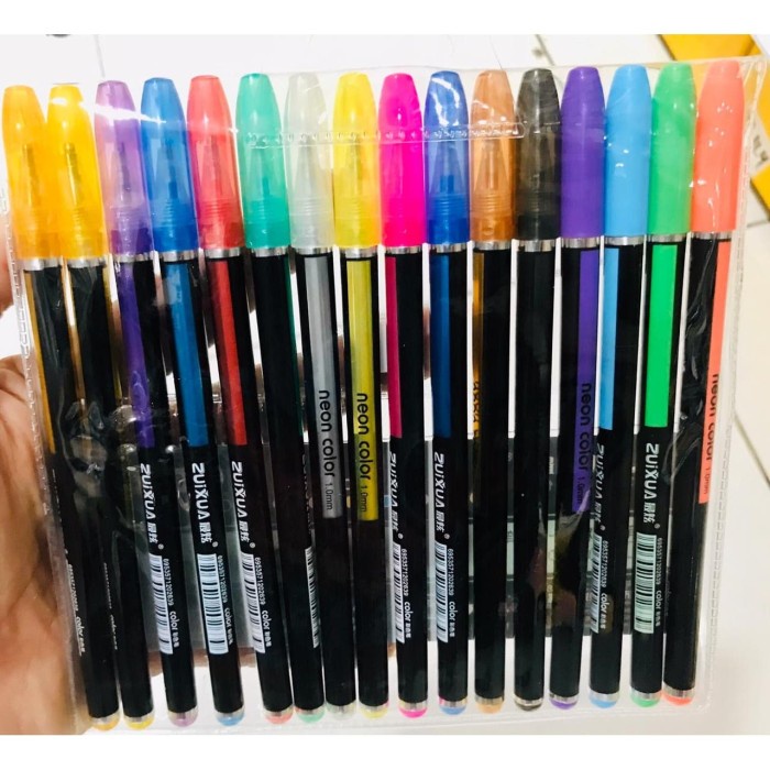 

Promo Bulan Ini Pulpen Warna Warni - Neon Colour - Pen Pastel - Isi 16Pcs Trendi