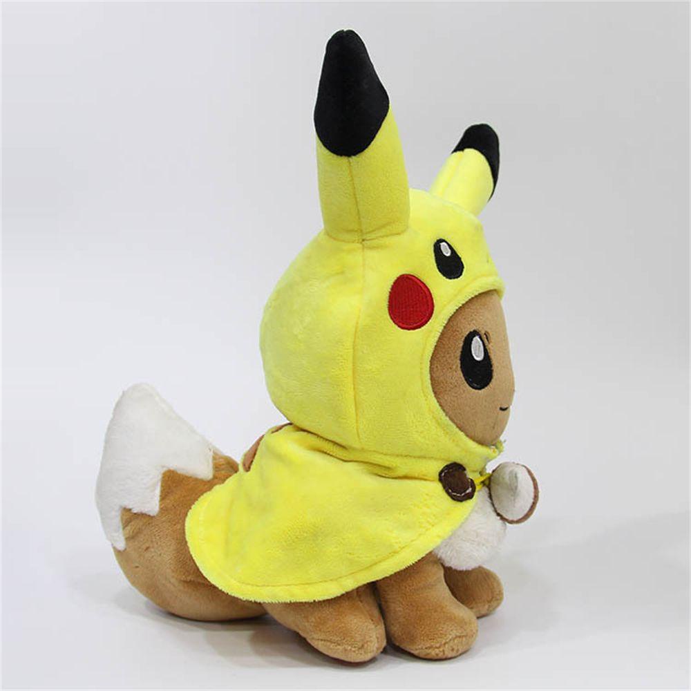 Lanfy Pokemon Mainan Mewah Koleksi Hadiah Natal 30 cm Pikachu Mainan Kartun Cosplay Anime Jepang Eevee