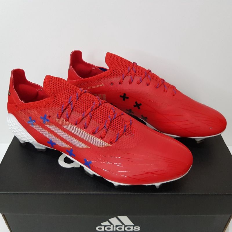 Sepatu Bola Adidas X Speedflow Red Star .