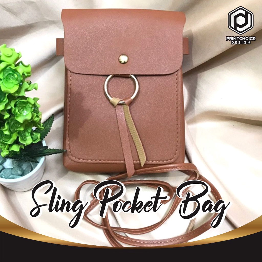 Tas Selempang Wanita Sling Pocket Bag Import Sling Bag