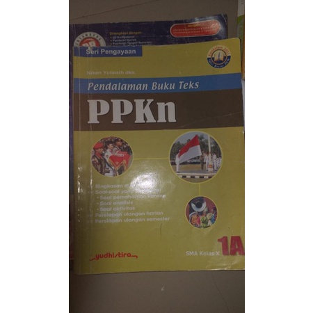 PRELOVED buku LKS Ppkn SMA kelas 10 semester 1