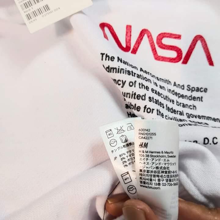 Sweater Hoodie NASA H&amp;M Premium Murah