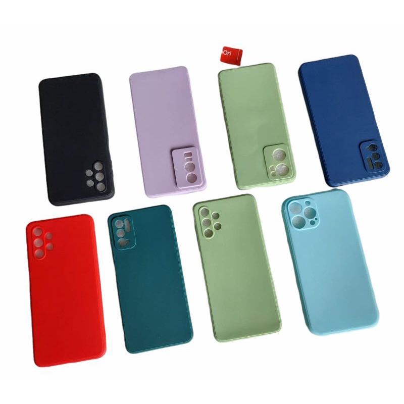 Softcase Samsung Galax A13 5G Case Casing Silikon Matte Doff Macaron Candy