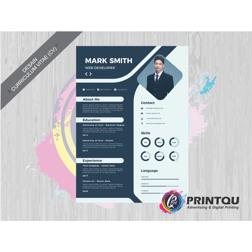 Jasa Design Surat Lamaran & CV