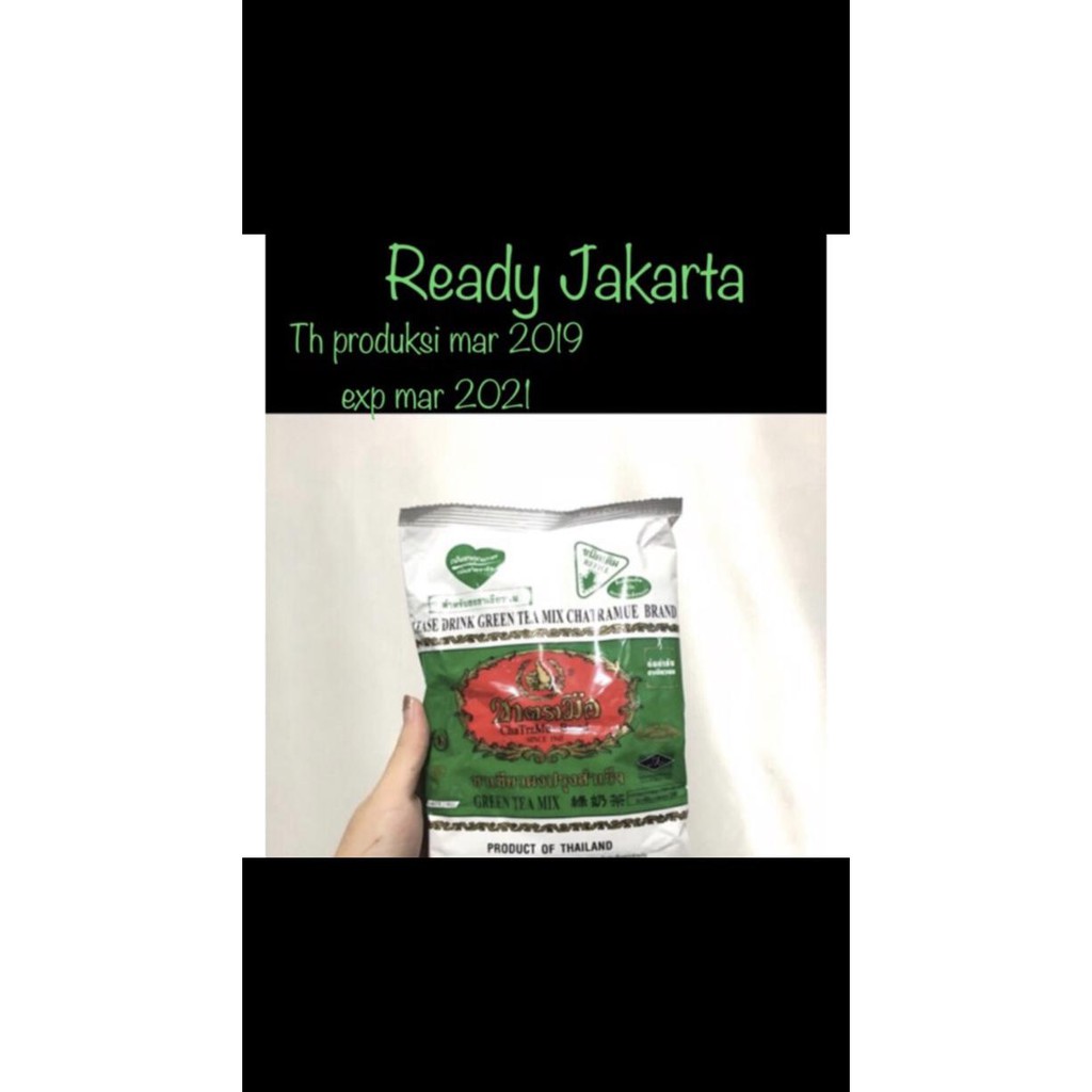 

Mmfem673- Thai Tea Mix Green Tea Greentea Cha Tramue Chatramue Thailand Original 957G