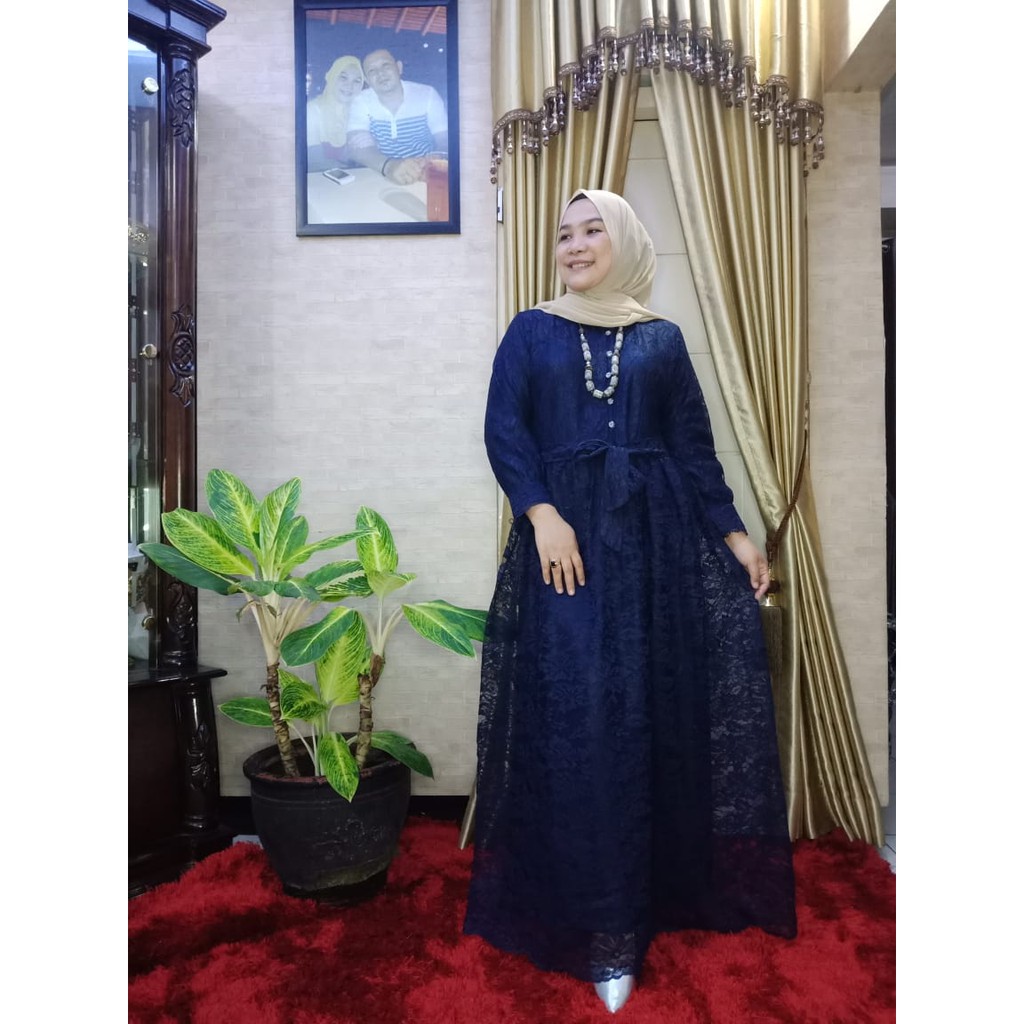 Gamis brokat busui