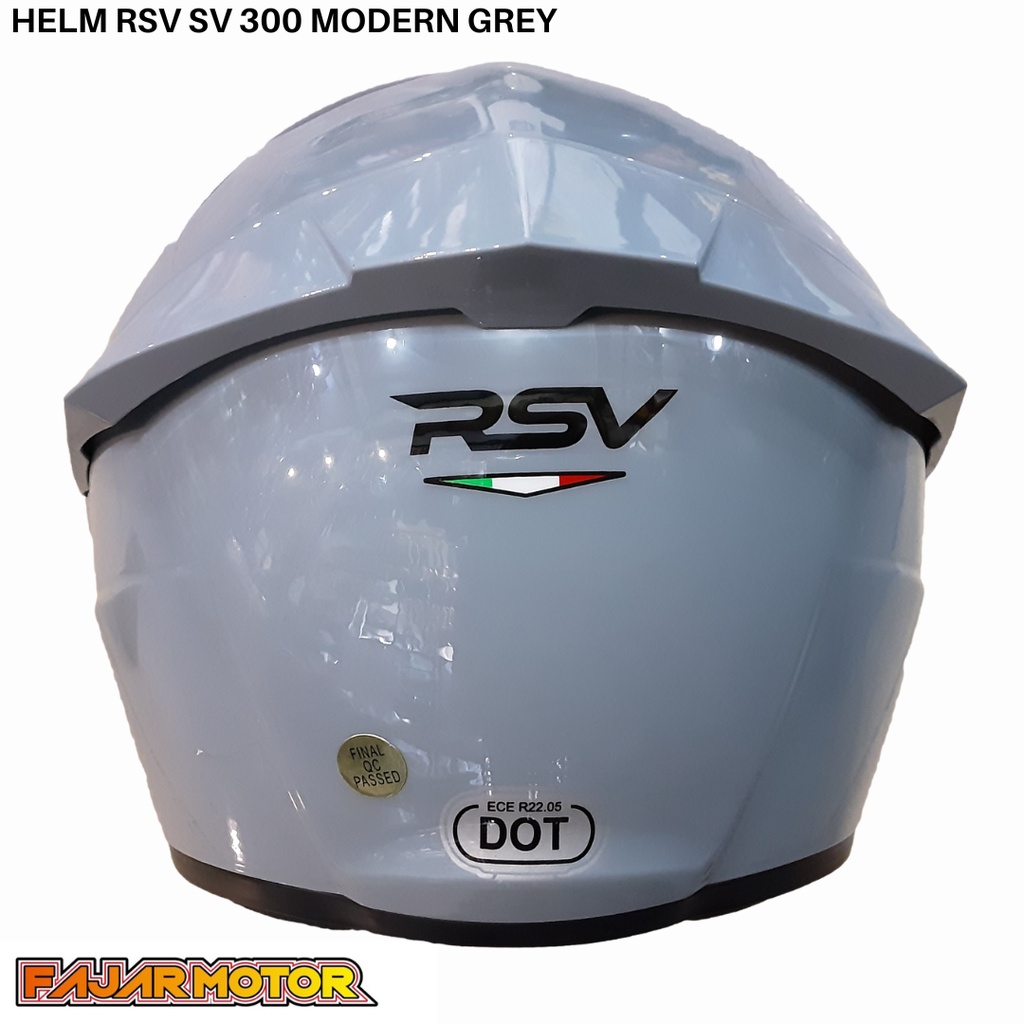 RSV SV 300 SOLID MODERN GREY SV300 DOUBLE VISOR