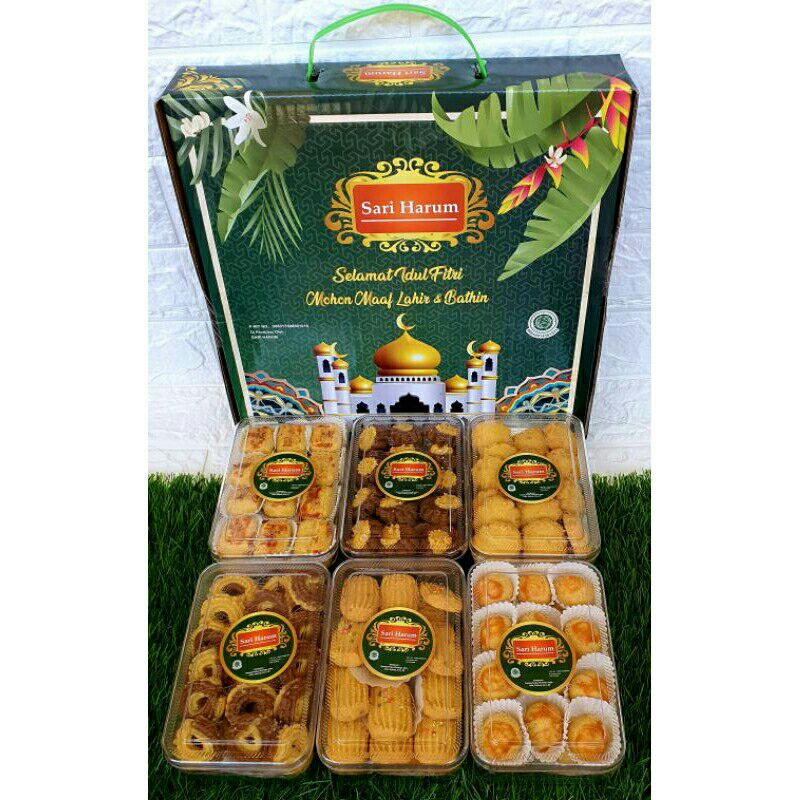 

Sari Harum Toples Kotak / Parcel Kue Lebaran / Paket Kue Lebaran