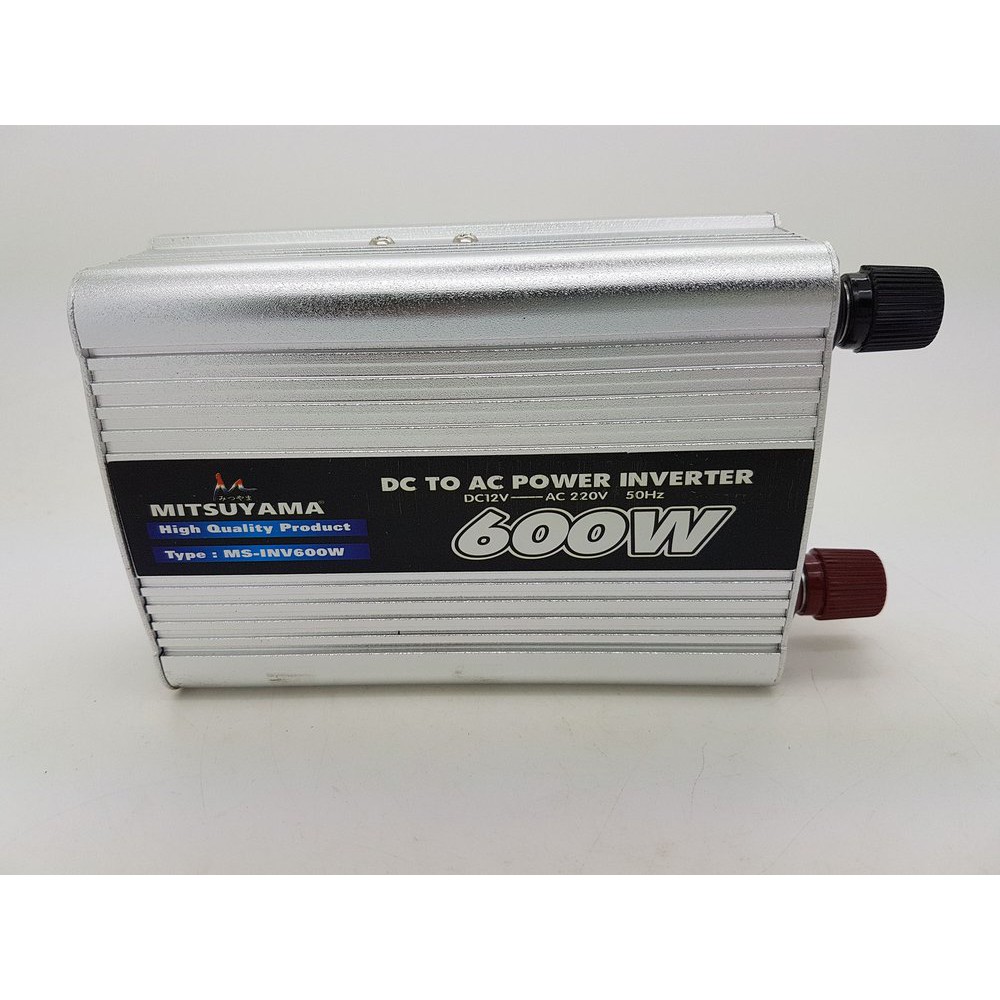 Inverter Power DC to AC 600 Watt Mitsuyama With USB 5V/  Power Inverter 600 watt