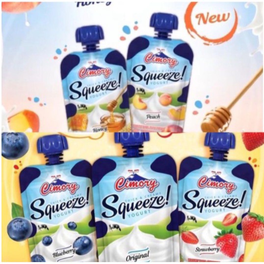 

CIMORY Squeeze Yogurt Pouch 120gr (6 pcs)