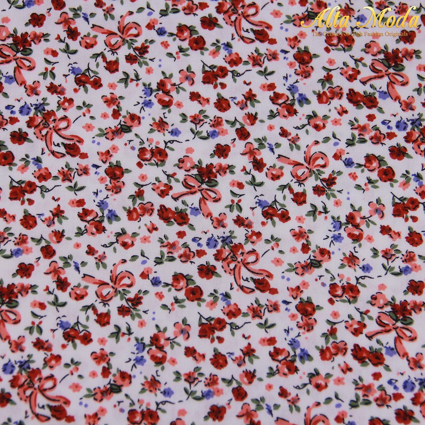 

Alta Moda Cotton Stretch Putih Motif Bunga Pita Merah (1M)