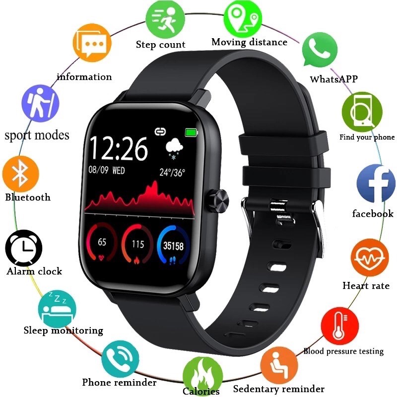 Smart Watch Pria IP67