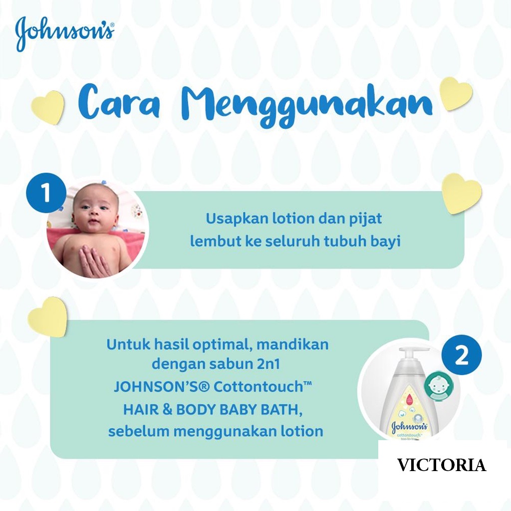 JOHNSON'S BABY Lotion Oil Cream Cologne Krim Bayi Minyak Bayi Soap Sabun Batang(VH)