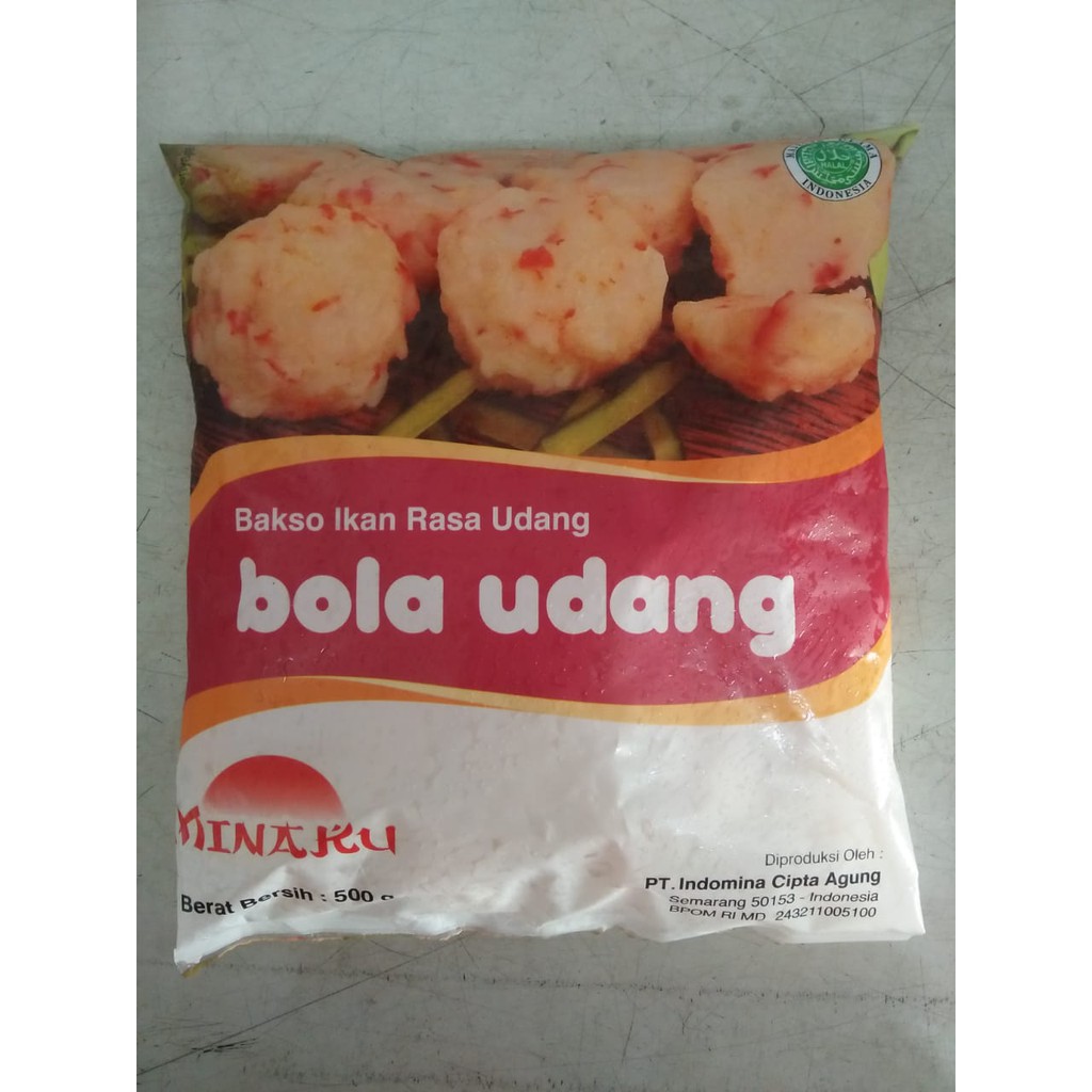 

MINAKU BOLA UDANG 500GR