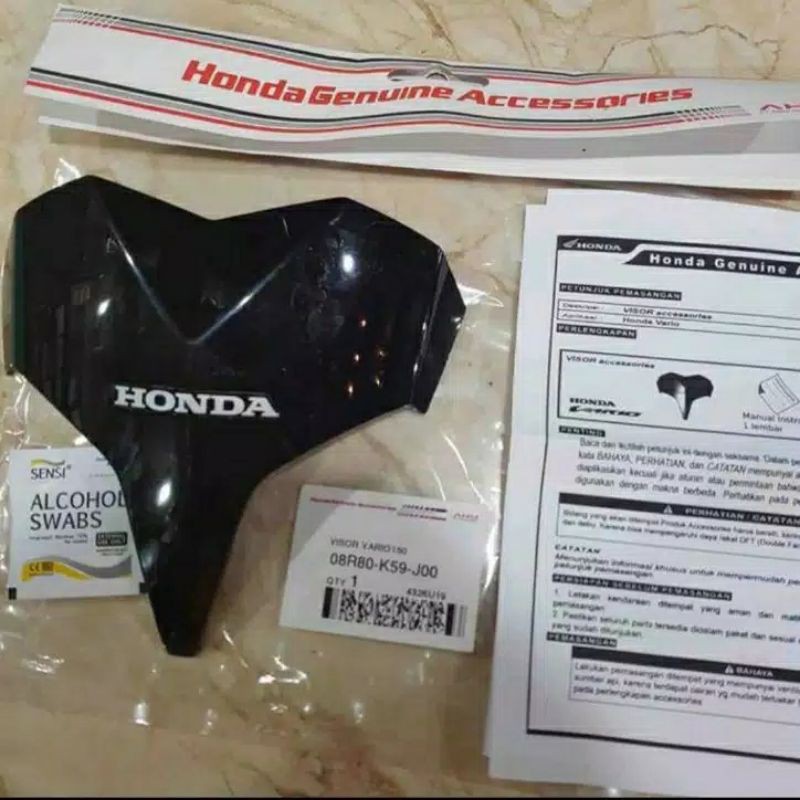 original honda VISOR vario 125 vario 150 tahun 2018 2019 2020