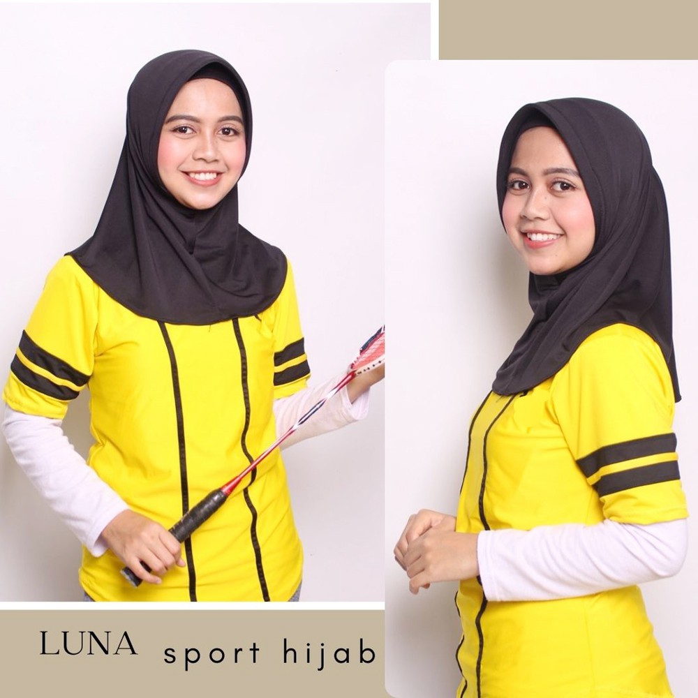 Jual BERGO HAMIDAH SPORT HIJAB / KERUDUNG SPORT OLAHRAGA/JILBAB VOLLY