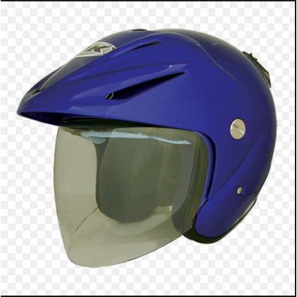 Helm Cx Takira Stiker INK DOT Biru Doff