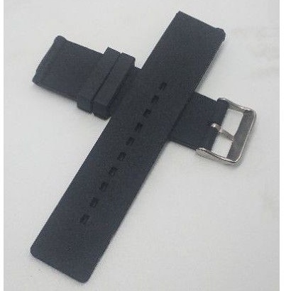 TALI JAM TANGAN U BOAT UKURAN 24MM RUBBER SILICONE STRAP U BOAT 24MM HITAM