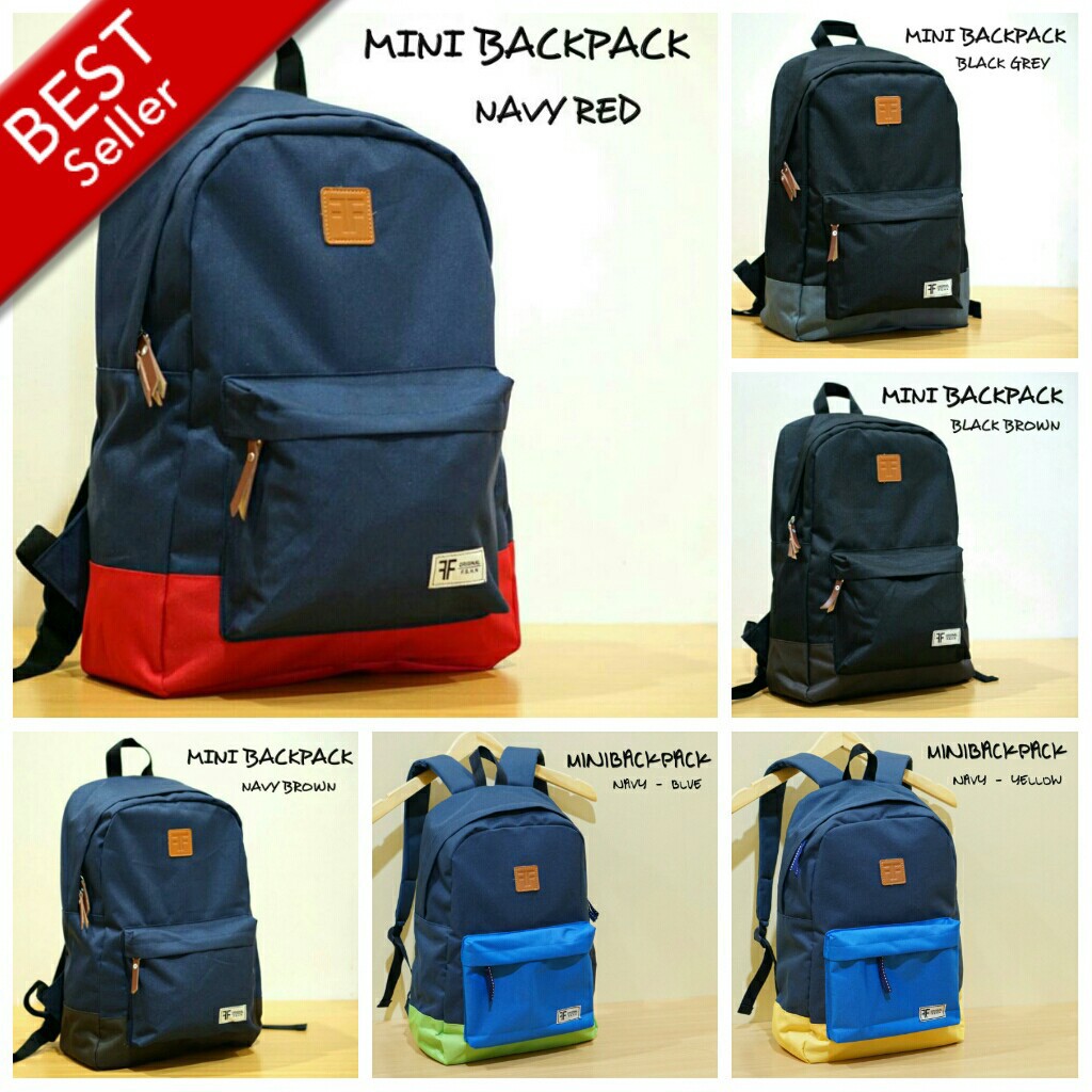 Tas Pria RDN 015 Distro Raindoz Bandung Ransel Punggung Backpack T0N4 Tas Gendong Kecil Ransel Mini