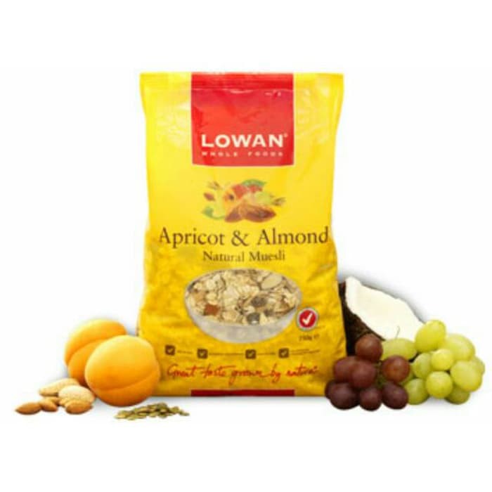 

LOWAN NATURAL MUESLI APRICOT AND ALMOND
